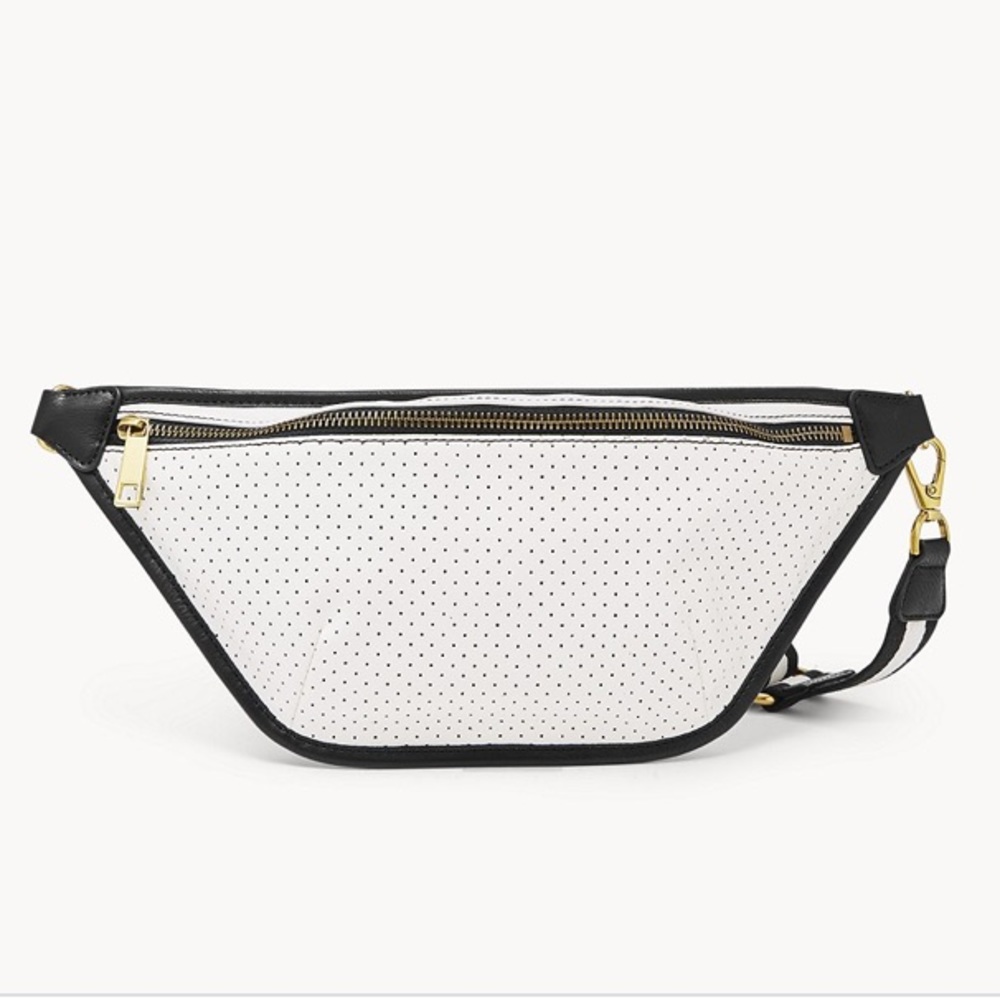 NWT FOSSIL Maisie belt bag in white